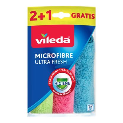 VILEDA PANNO MICROFIBRE ULTRA FRESH 3 PEZZI