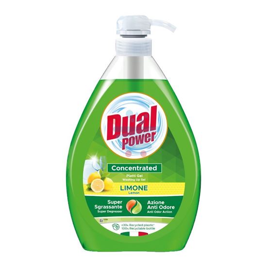 DUAL POWER DETERSIVO PIATTI GEL LIMONE 1 LT