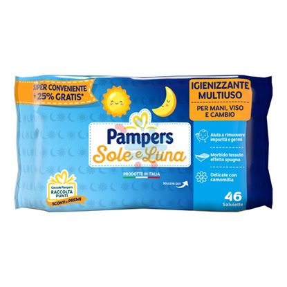 PAMPERS SALVIETTE SOLE E LUNA 46 PEZZI