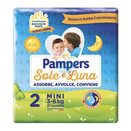 PAMPERS SOLE LUNA 3-6 KG MISURA 2