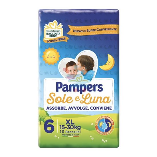 PAMPERS SOLE LUNA 15-30KG MISURA 6