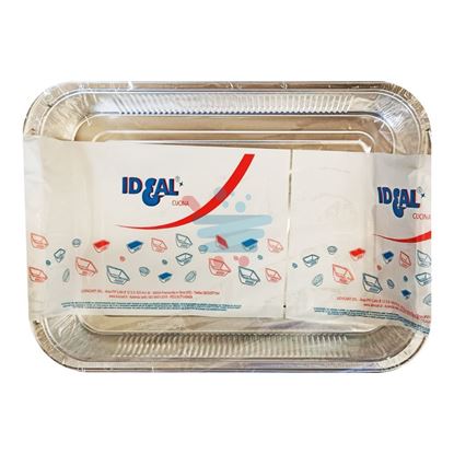 IDEAL TEGLIA ALLUMINIO RIGIDA 6 PORZIONI 2PZ