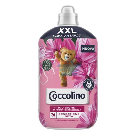 COCCOLINO AMMORBIDENTE CONCENTRATO SETA ROSA 76 LAVAGGI 1750ML