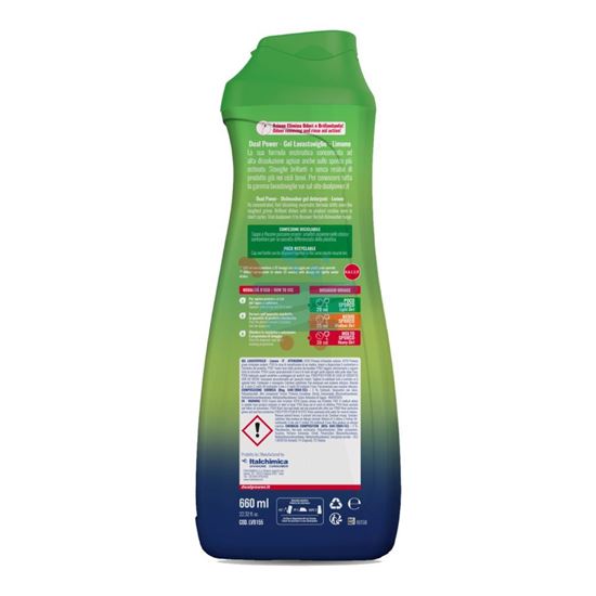 DUALPOWER LAVASTOVIGLIE GEL LIMONE DA 660ML 33 LAVAGGI