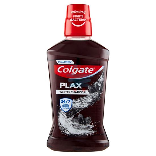 COLGATE COLLUTORIO SBIANCANTE CARBONE PLAX WHITE & CHARCOAL 500 ML