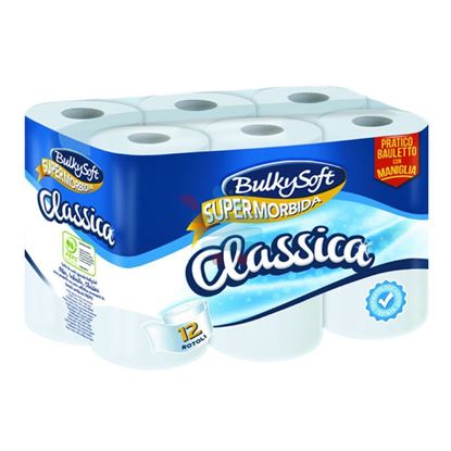 Bulkysoft Carta Igienica classica 12 rotoli