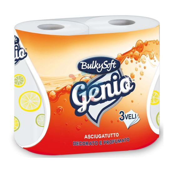 BULKYSOFT GENIO ASCIUGATUTTO LIMONE 2 ROTOLI 3 VELI