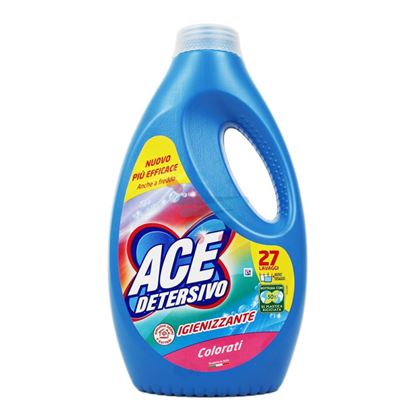 ACE DETERSIVO LIQUIDO LAVATRICE IGIENIZZANTE COLORATI 1350ML 27 LAVAGGI