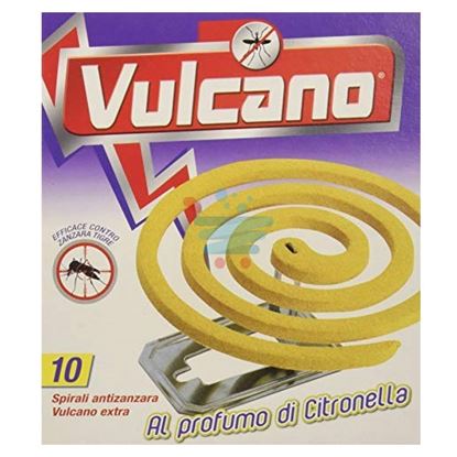 VULCANO SPIRALI EXTRA CITRONELLA 10PZ