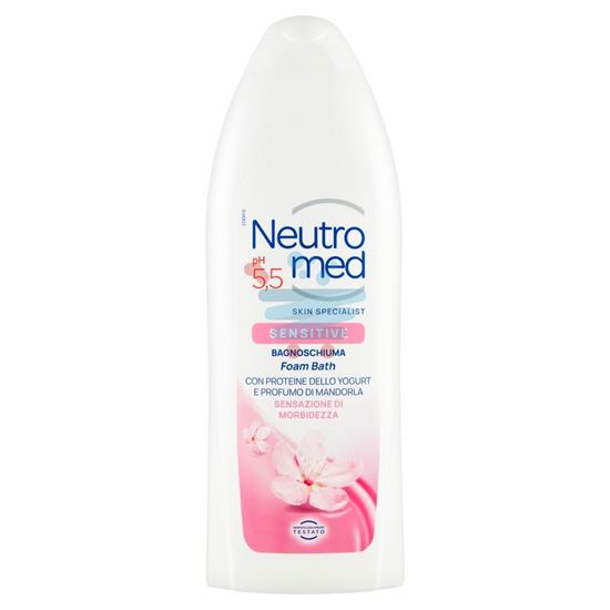 NEUTROMED BAGNOSCHIUMA CON PROTEINE DELLO YOGURT E PROFUMO DI MANDORLA 600ML