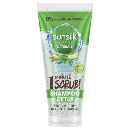 SUNSILK SHAMPOO DETOX SCRUB 1 MINUTE PER TUTTI I TIPI DI CUTE E CAPELLI TUBO 200 ML