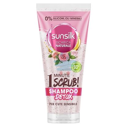 SUNSILK SHAMPOO DETOX SCRUB 1 MINUTE PER CUTE SENSIBILE TUBO 200 ML