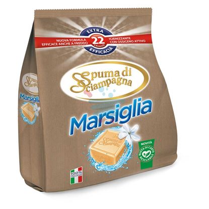 SPUMA SCIAMPAGNA LAVATRICE IN POLVERE MARSIGLIA 22 MISURINI 990GR