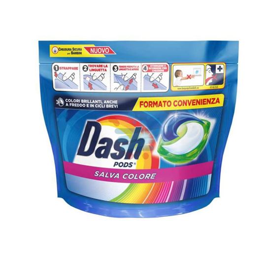 DASH PODS LAVATRICE COLORE 44 PEZZI