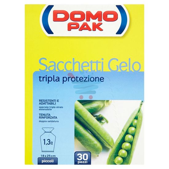 DOMOPAK TRIPLA PROTEZIONE SACCHETTI GELO PICCOLI 30 PEZZI