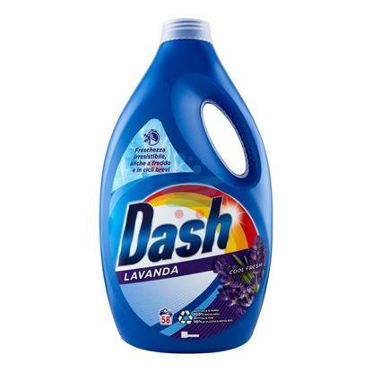 DASH DETERSIVO LAVATRICE LIQUIDO LAVANDA 58 LAVAGGI 2.9LT