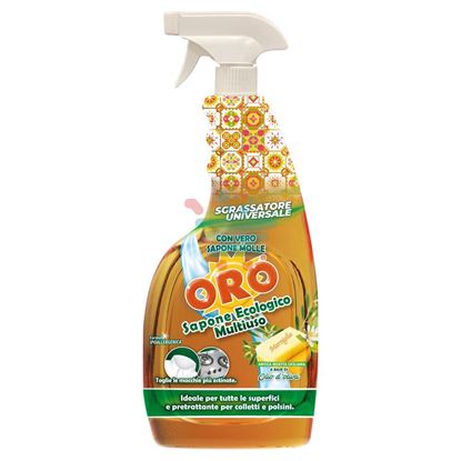 ORO SGRASSATORE CON SAPONE ECOLOGICO MULTIUSO 750ML