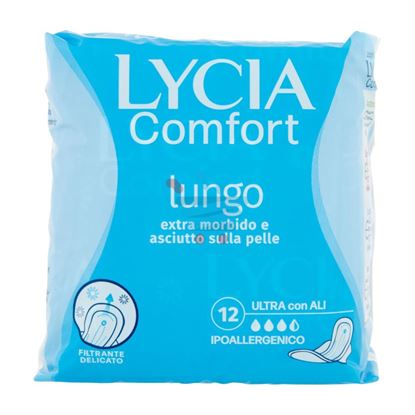 LYCIA ASSORBENTI ULTRA LUNGO CON ALI 12 PEZZI