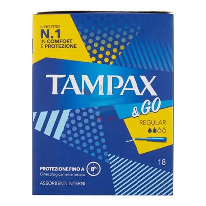 TAMPAX & GO REGULAR 18 PEZZI