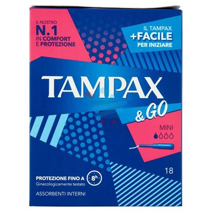 TAMPAX & GO MINI 18 PEZZI