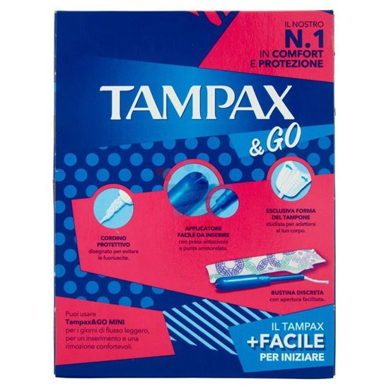 TAMPAX & GO MINI 18 PEZZI