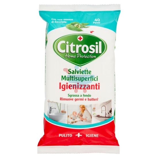 CITROSIL SALVIETTINE IGIENIZZANTI EUCALIPTO 40 PEZZI