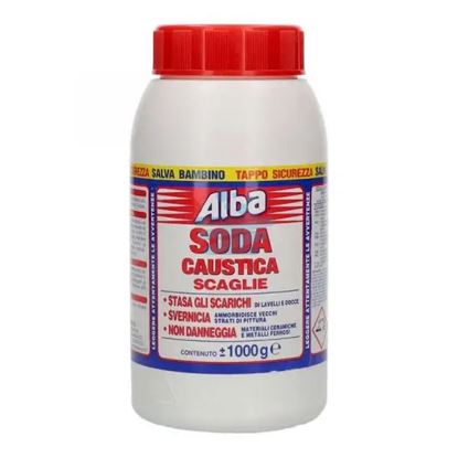 ALBA SODA CAUSTICA IN SCAGLIE 1KG