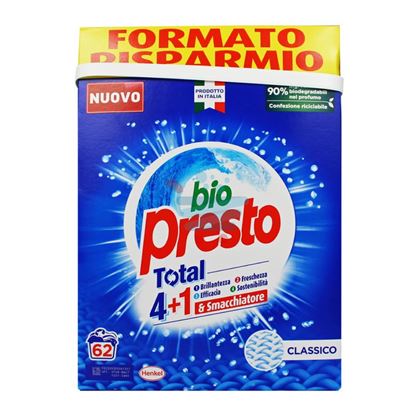 BIO PRESTO DETESIVO IN POLVERE FUSTONE DA 62 MISURINI