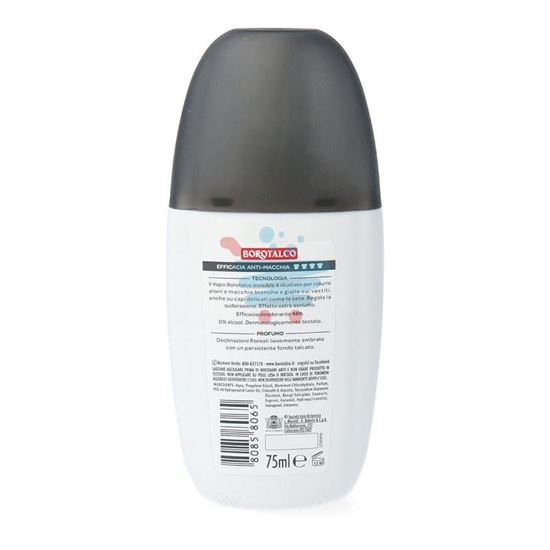 BOROTALCO DEODORANTE VAPO NO GAS INVISIBLE 75ML