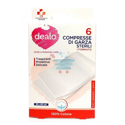 DEALO PHARMA 6 COMPRESSE DI GARZA STERILE