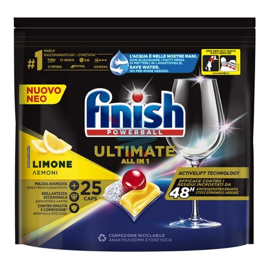 FINISH TABS ULTIMATE LEMON 25PZ