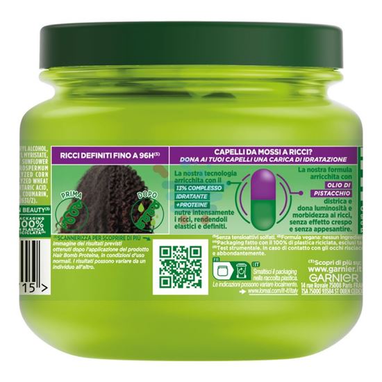 FRUCTIS MASCHERA RICCI 320ML