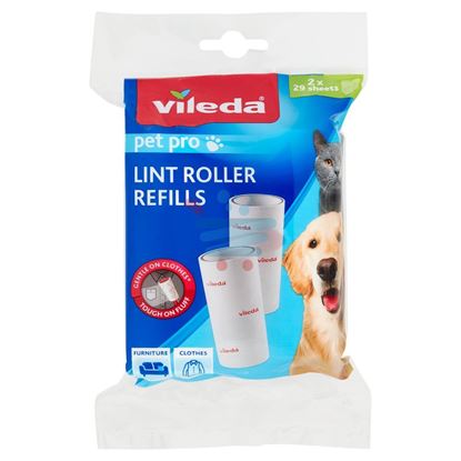 VILEDA PET PRO LINT ROLLER SPAZZOLA ADESIVA RICAMBIO 2PZ