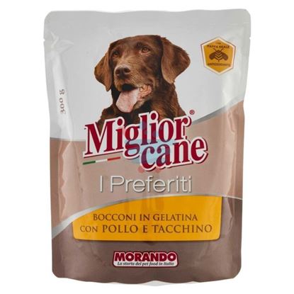 MIGLIOR CANE I PREFERITI BUSTA POLLO E TACCHINO 300GR