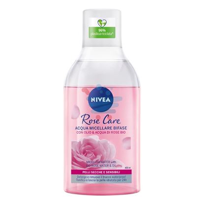 NIVEA ACQUA MICELLARE ALLE ROSE CARE BIFASE 400ML