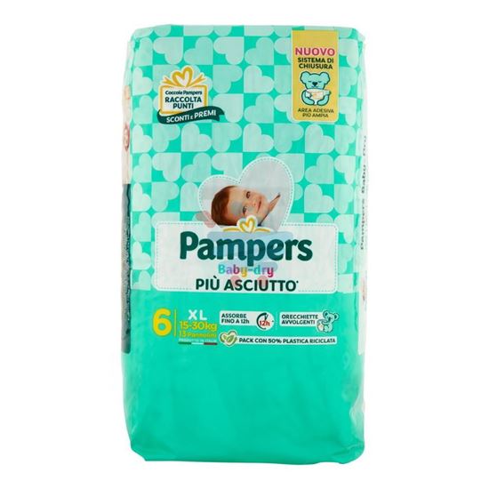 PAMPERS PANNOLINI BABY DRY XXL 13 PEZZI