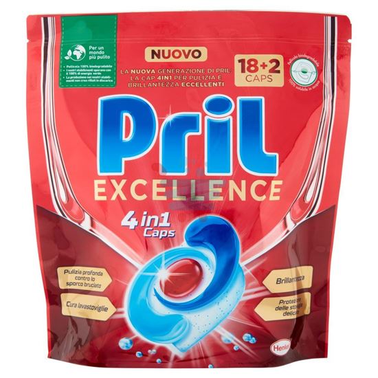 PRIL EXCELLENCE 4IN1 CAPS 346GR 20 LAVAGGI