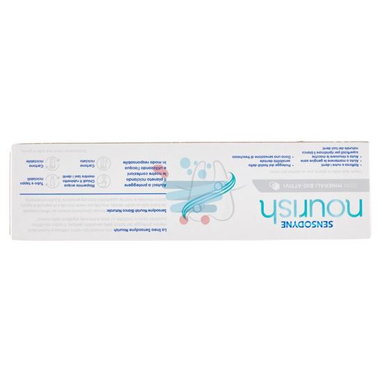 SENSODYNE NOURISH BIANCO NATURALE DENTIFRICIO FLUORO MENTA NATURALE OLI ESSENZIALI DI AGRUMI 75 ML