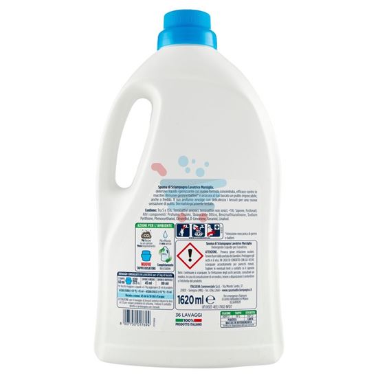 SPUMA DI SCIAMPAGNA LAVATRICE MARSIGLIA 36 LAVAGGI 1620ML