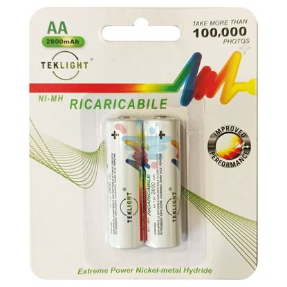 Teklife batterie ricaricabili stilo 2800 Amp