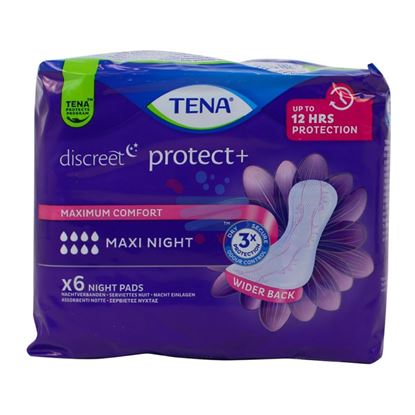 TENA LADY ASSORBENTI DISCREET PROCTECT+ MAXI NIGHT 6 PEZZI