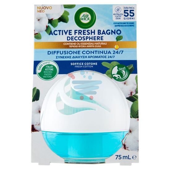 AIRWICK DECOSPHERE BAGNO COTONE 75ML
