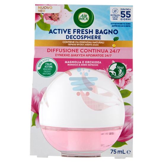 AIRWICK DECOSPHERE BAGNO  MAGNOLIA E ORCHIDEA 75ML