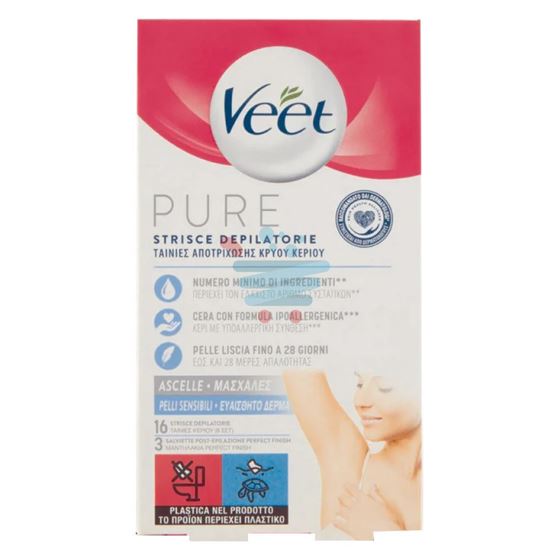 VEET STRISCE ASCELLE PURE 16 PEZZI