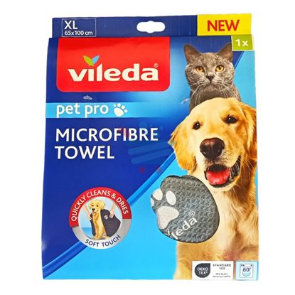 VILEDA MICROFIBRE PET TOWEL XL MISURA 65X100 CM