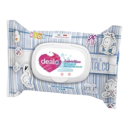 DEALO SALVIETTE IMBEVUTE KIDS TALCO 20 PEZZI