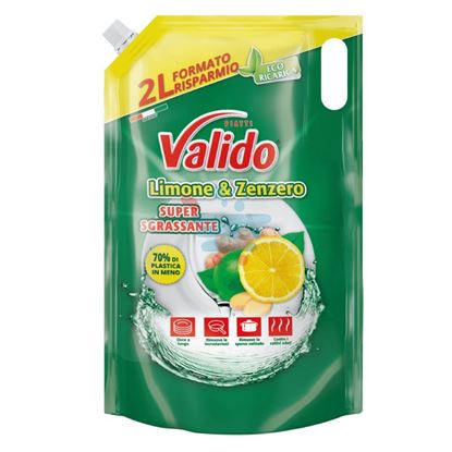 VALIDO PIATTI ECORICARICA LIMONE E ZENZERO 2LT