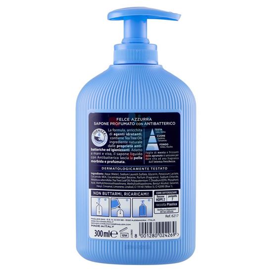 FELCE AZZURRA SAPONE LIQUIDO ANTIBATTERICO 300ML