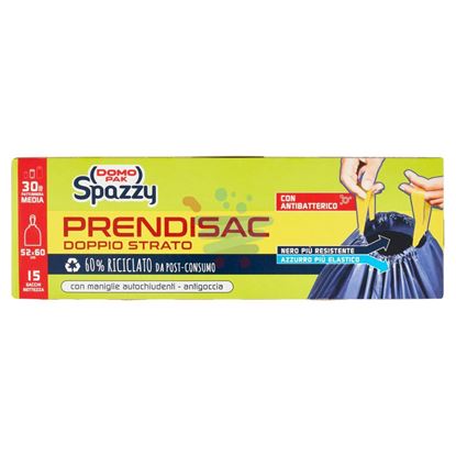 DOMOPAK SPAZZY SACCHETTI SPAZZATURA PRENDISAC 52X60CM 30LT