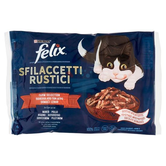 FELIX SFILACCETTI RUSTICI MANZO E POLLO 80 GR 4 BUSTE